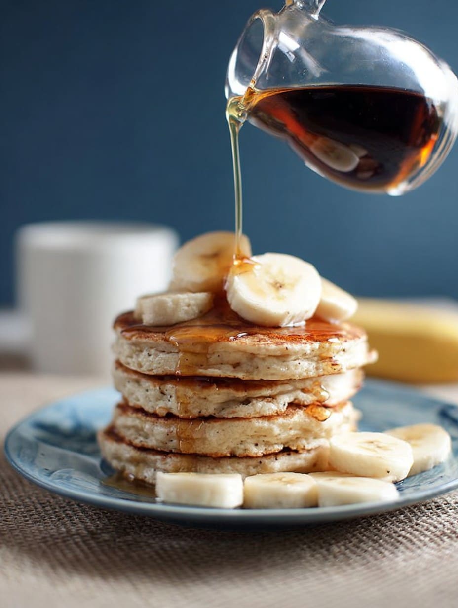 Vegan Sourdough Banana Pancakes