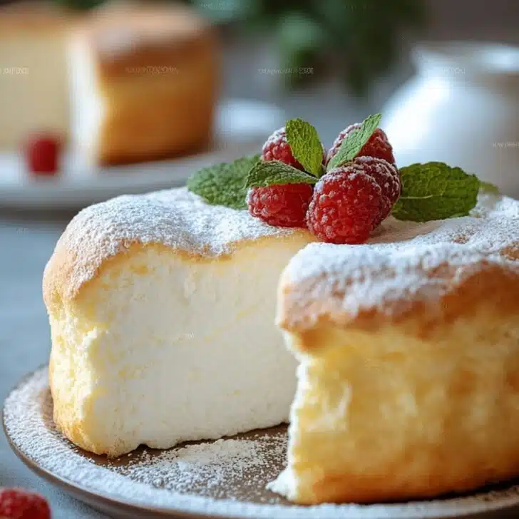 Yogurt Cloud Cake For A Light Dessert Recipe