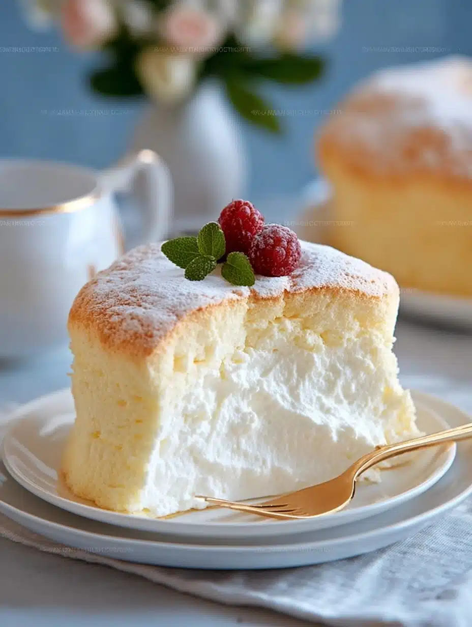 Yogurt Cloud Cake For A Light Dessert Recipe