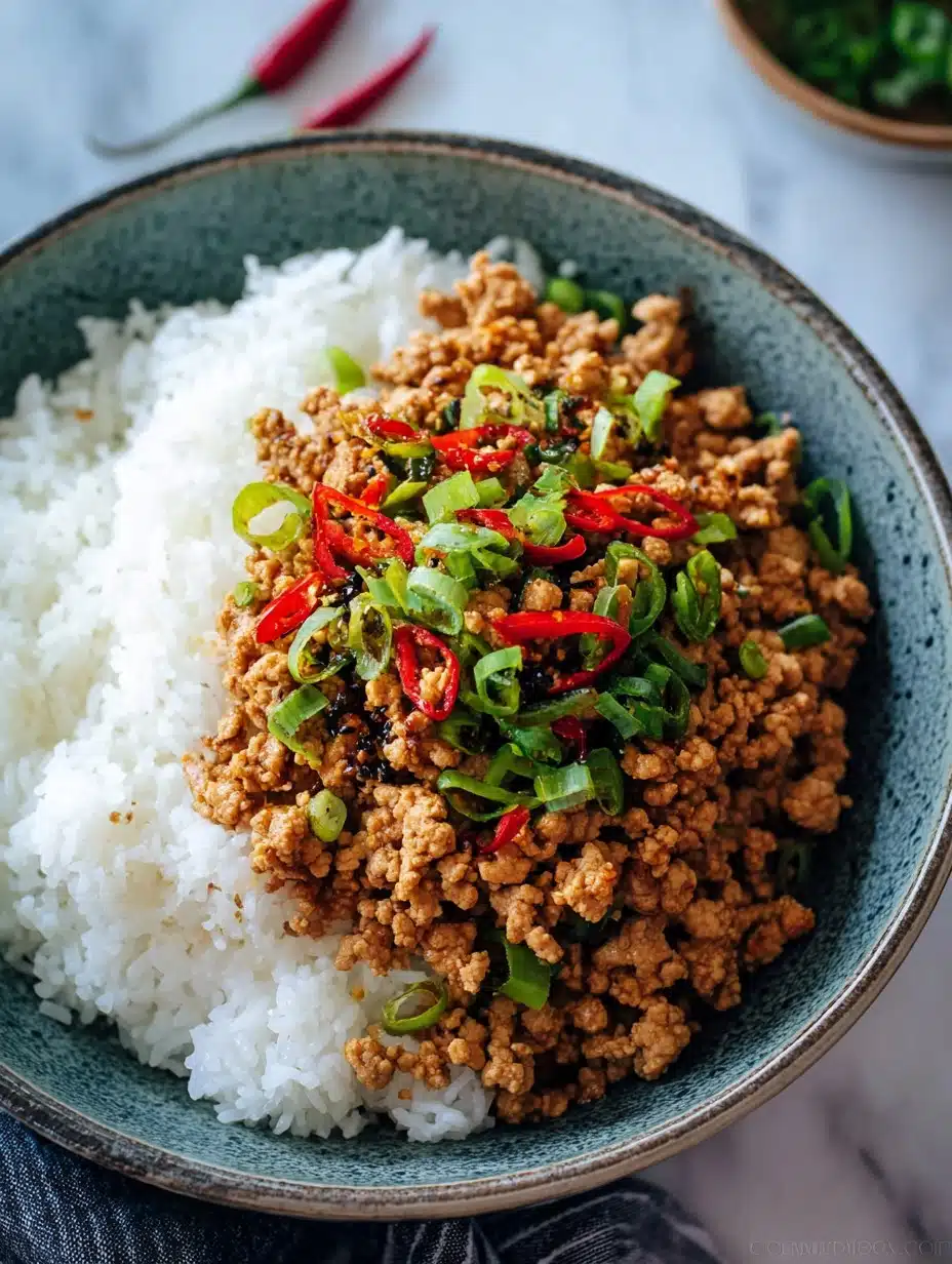 30-Minute Asian Ground Chicken