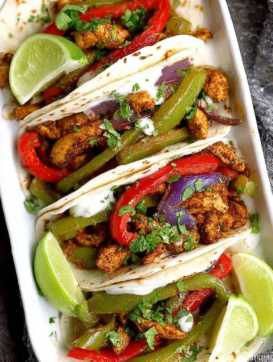 30 Minute Sheet Pan Chicken Fajitas