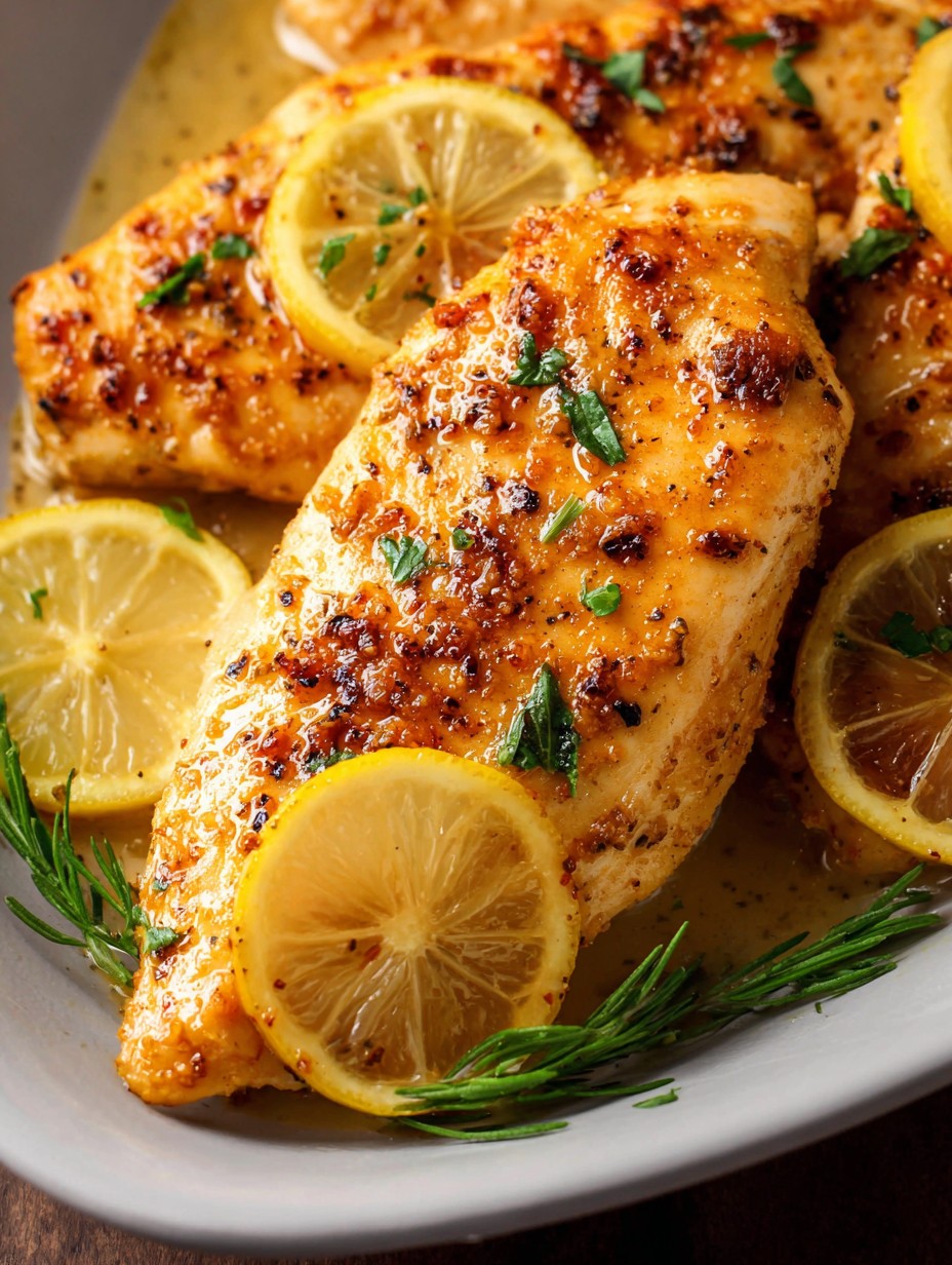 Baked Lemon Chicken Breasts