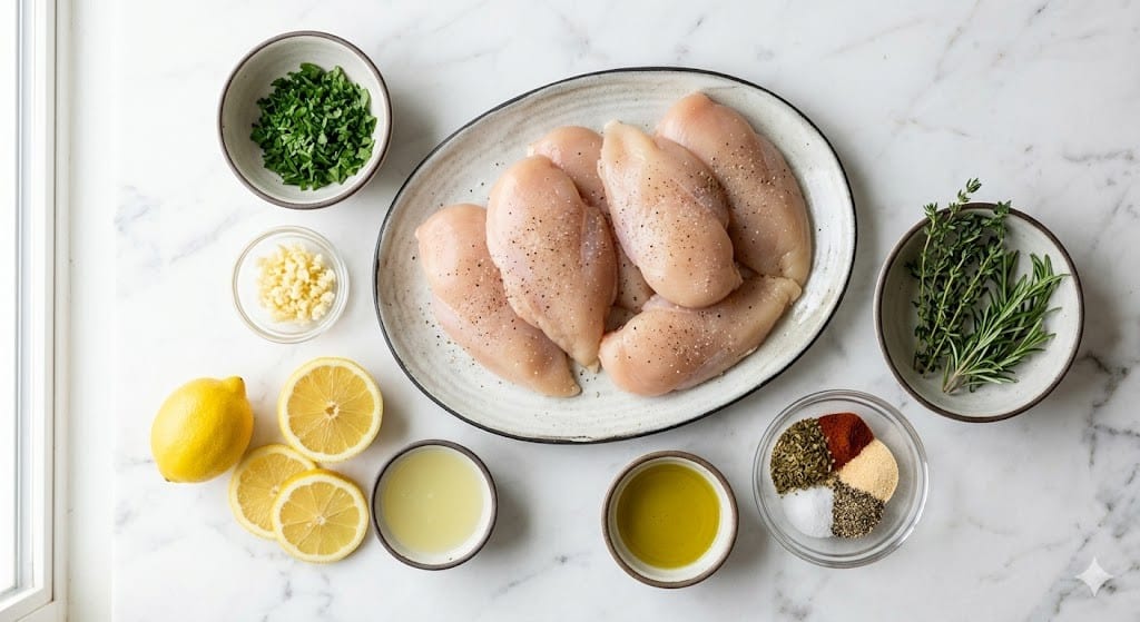Baked Lemon Chicken Breasts