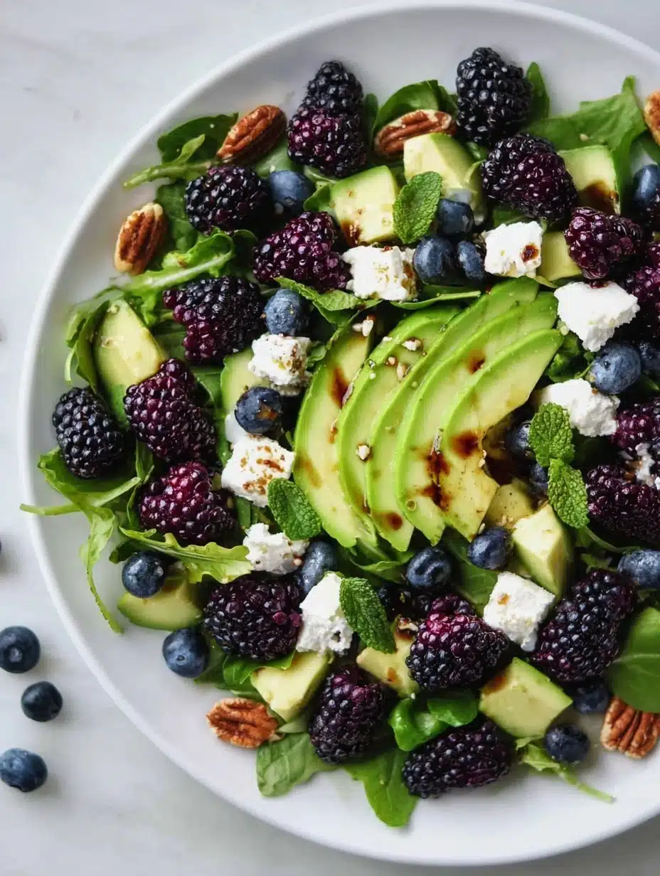 Blackberry Avocado Salad