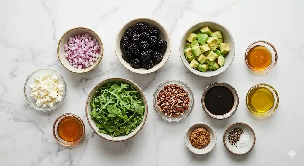 Blackberry Avocado Salad