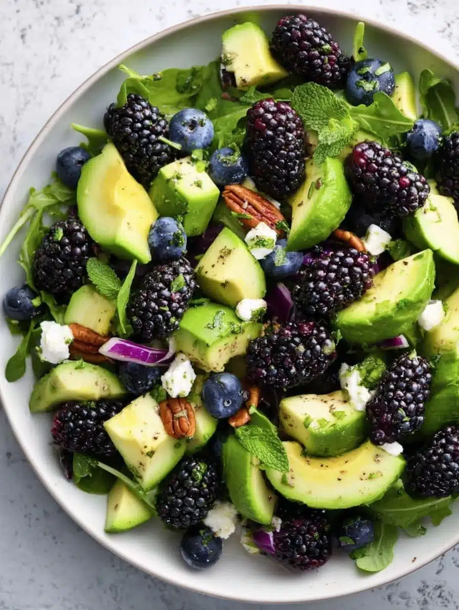 Blackberry Avocado Salad