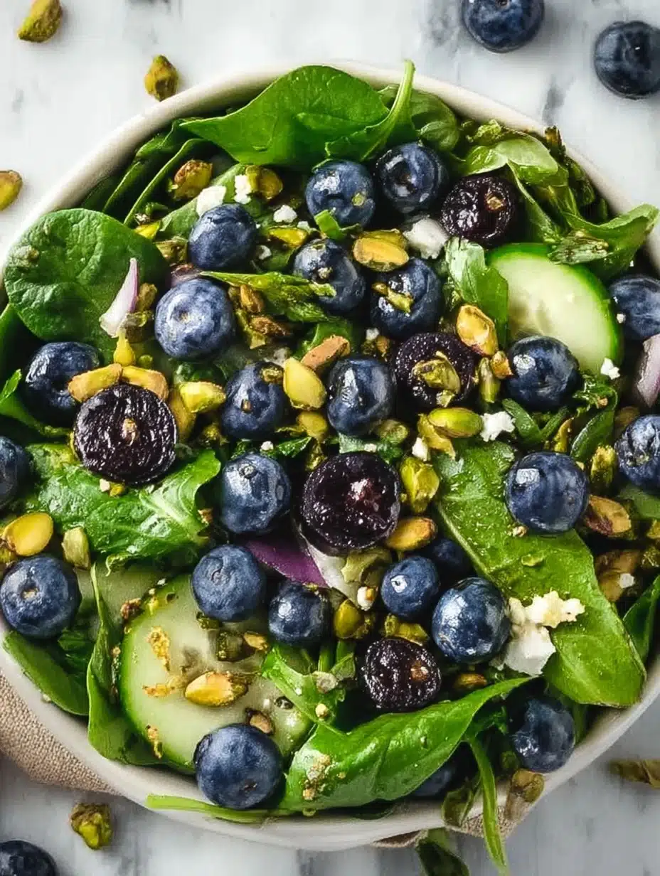 Blueberry Pistachio Spring Salad