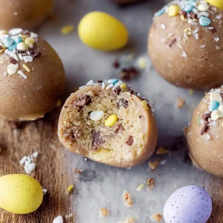 Cadbury Egg Cookie Dough Bites