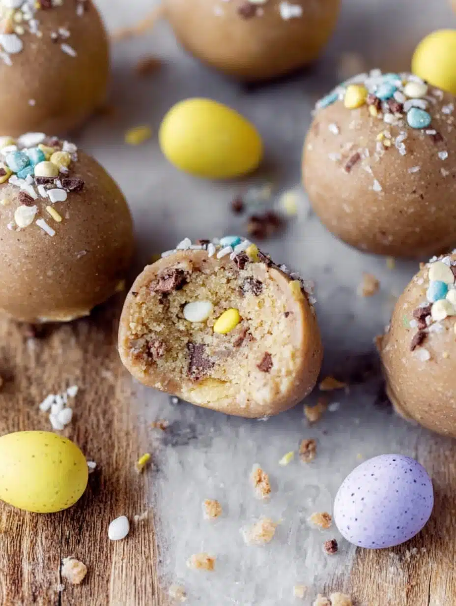 Cadbury Egg Cookie Dough Bites