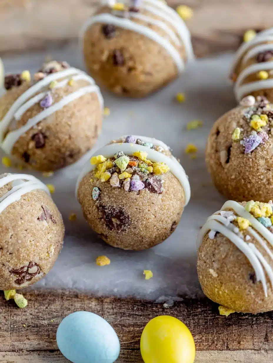 Cadbury Egg Cookie Dough Bites