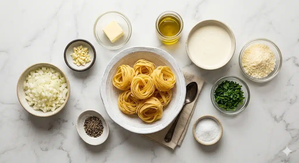 Creamy Caramelized Onion Pasta