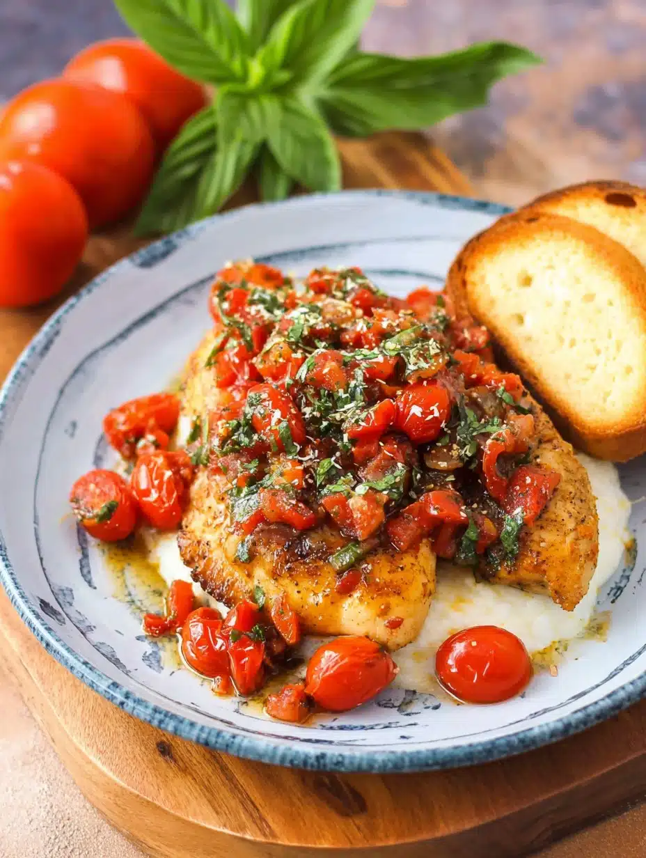 Crockpot Bruschetta Chicken Recipe