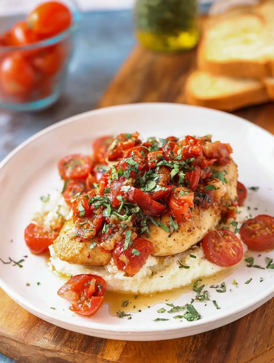 Crockpot Bruschetta Chicken Recipe