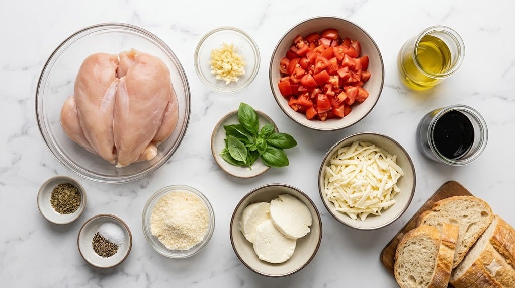 Crockpot Bruschetta Chicken