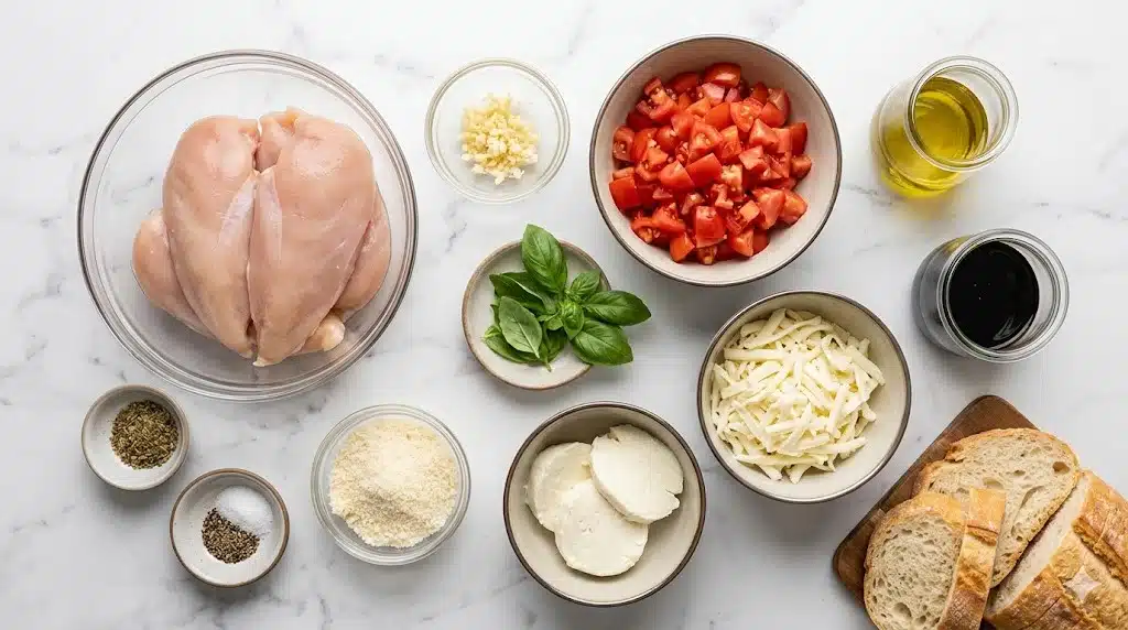 Crockpot Bruschetta Chicken