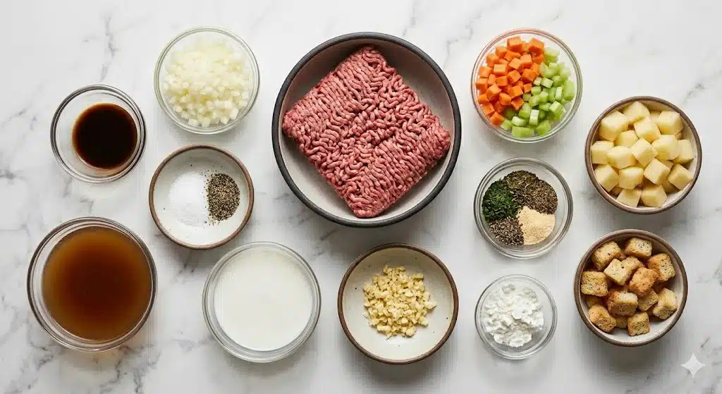 Crockpot Cheeseburger Soup