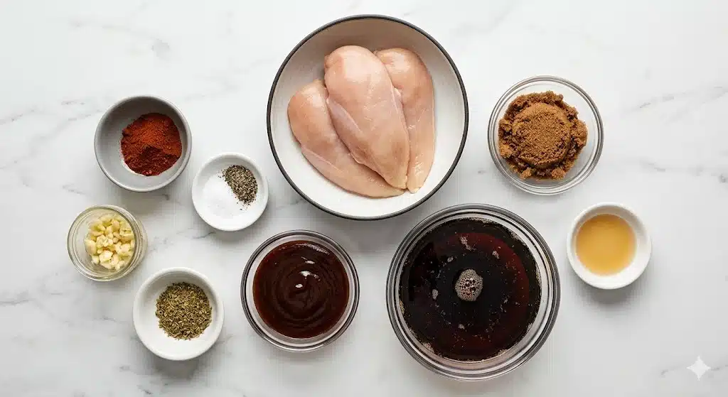 Crockpot Cherry Cola Pulled Chicken