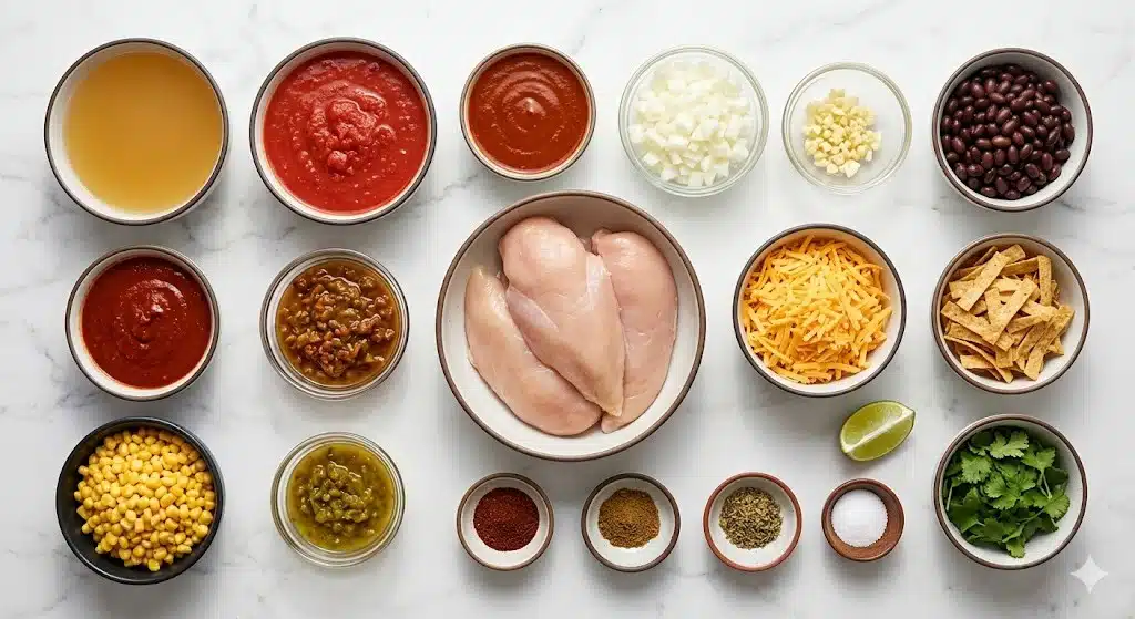 Crockpot Chicken Enchilada Soup