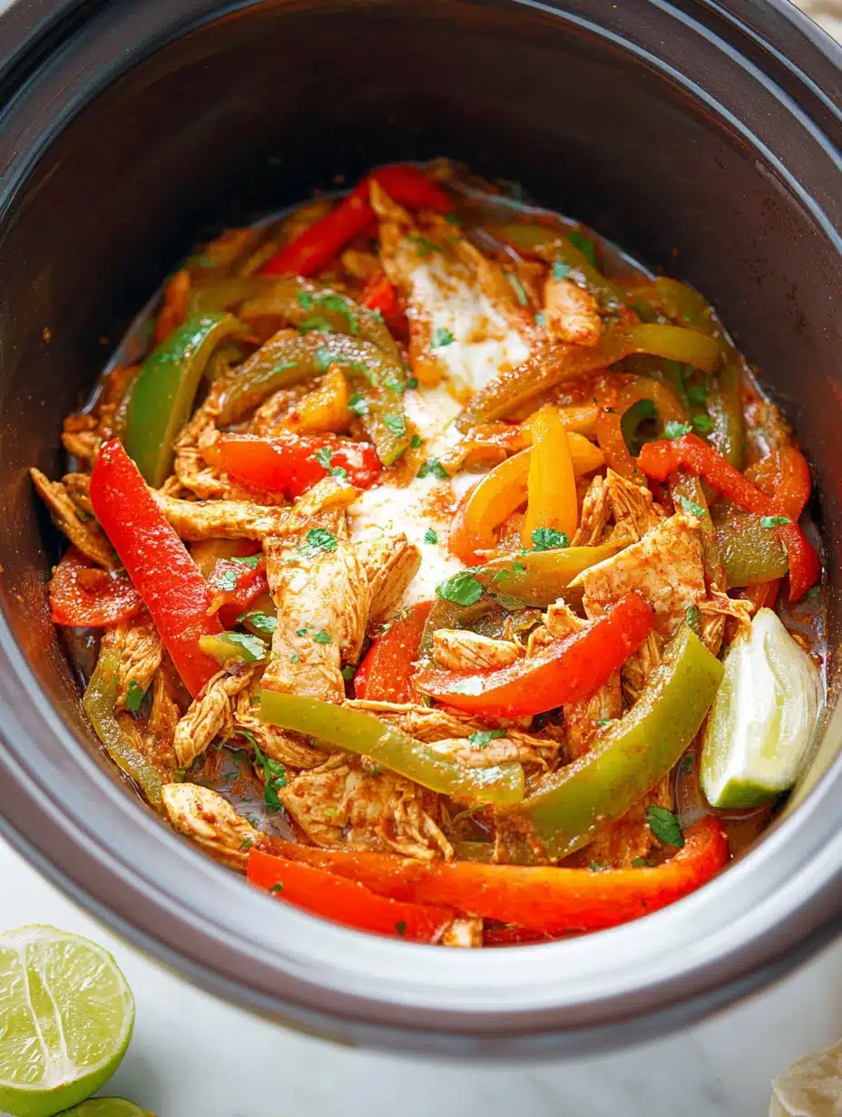 Crockpot Chicken Fajitas Recipe