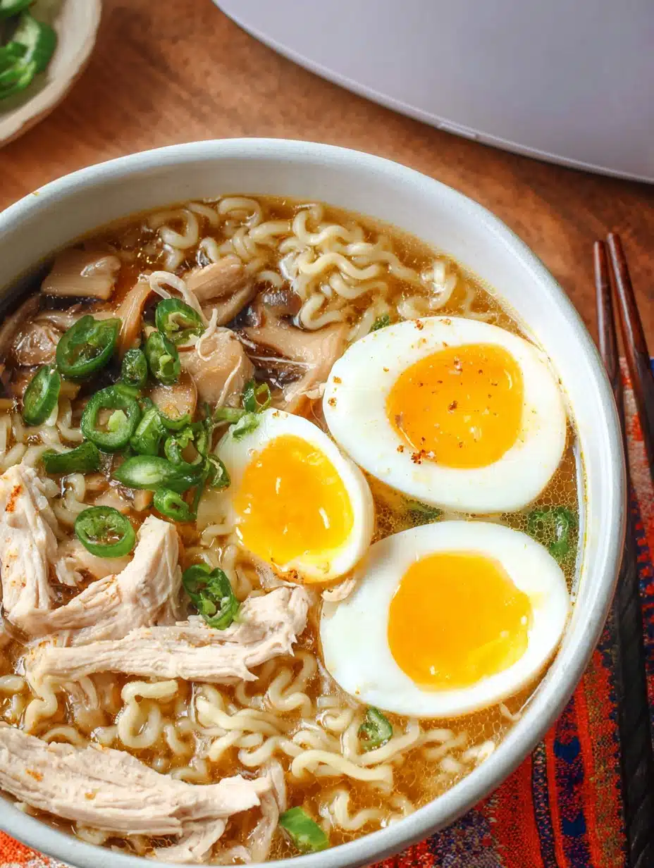 Crockpot Chicken Ramen