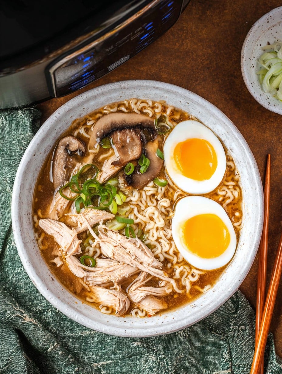 Crockpot Chicken Ramen