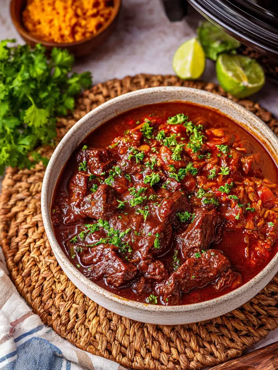 Crockpot Chile Colorado Recipe