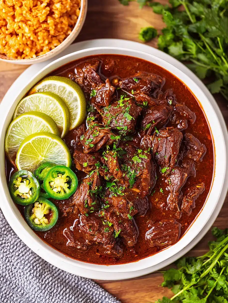 Crockpot Chile Colorado