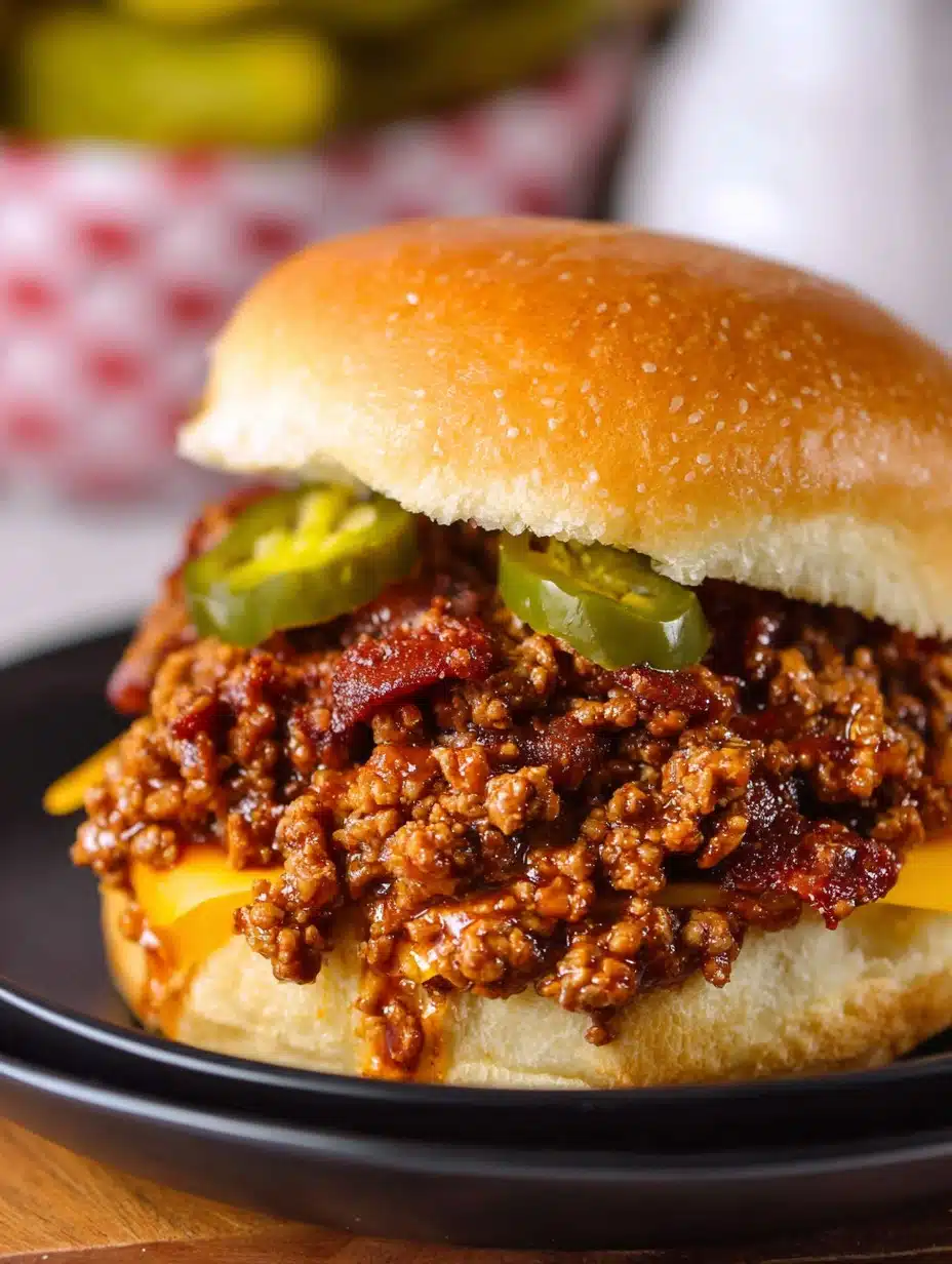 Crockpot Cowboy Sloppy Joes