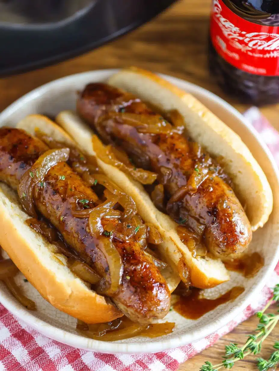 Crockpot Dr. Pepper Bratwurst Recipe