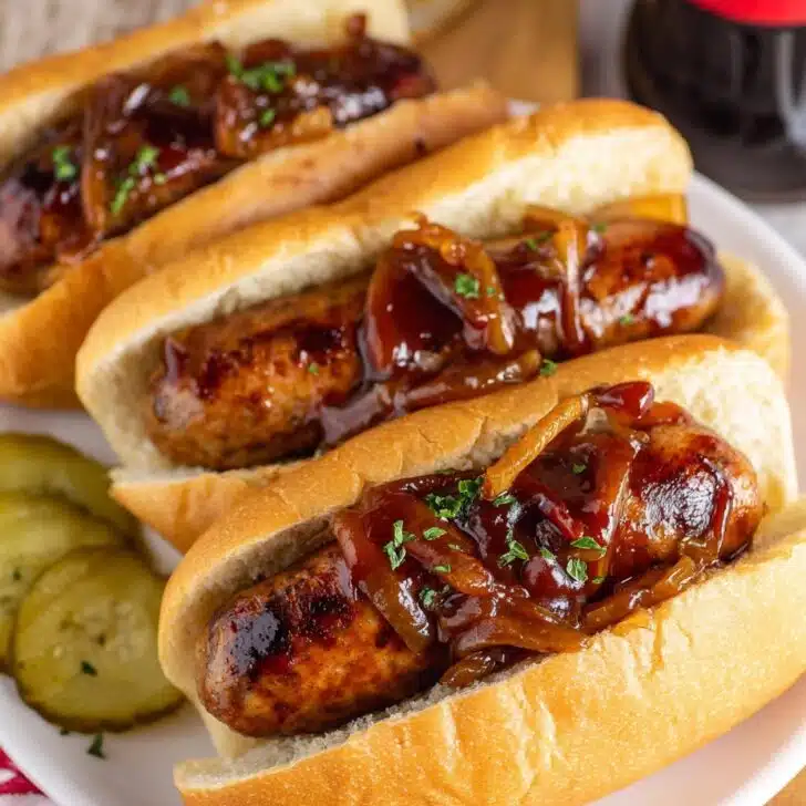 Crockpot Dr. Pepper Bratwurst