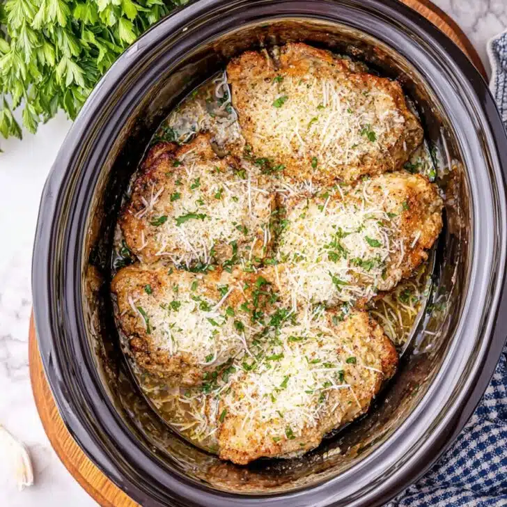 Crockpot Garlic Parmesan Chicken Recipe