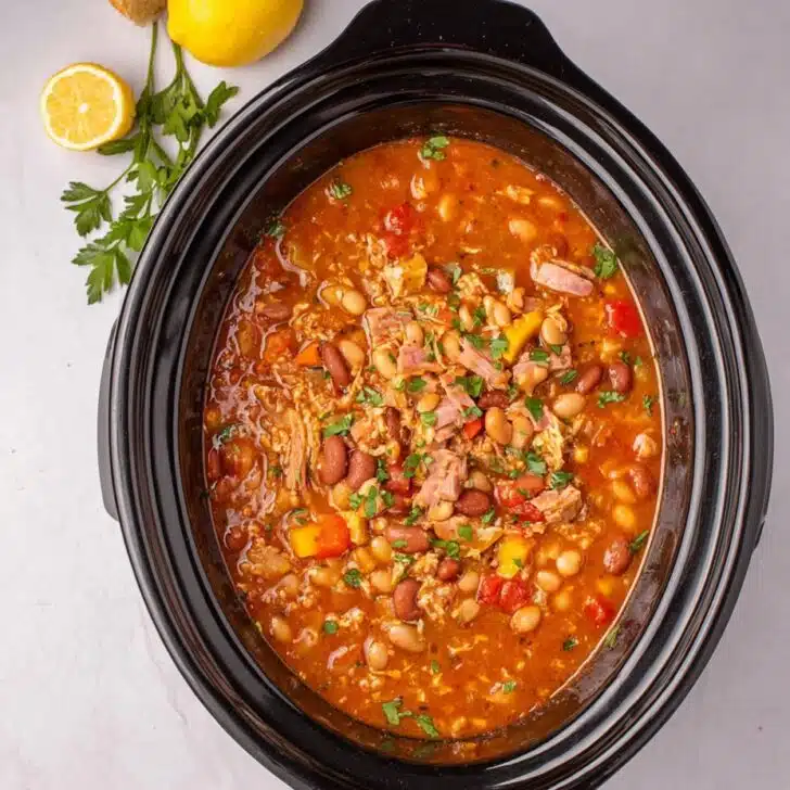 Crockpot Ham & 15 Bean Soup