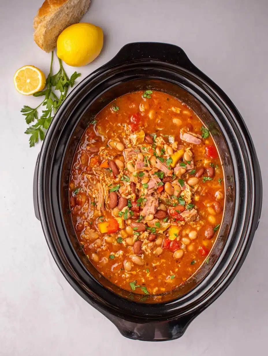 Crockpot Ham & 15 Bean Soup