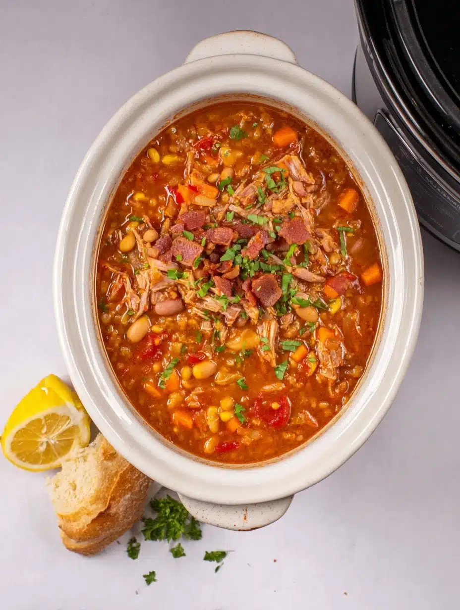 Crockpot Ham & 15 Bean Soup