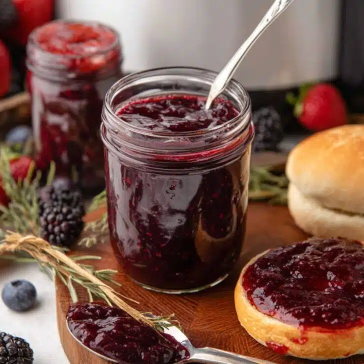Crockpot Mixed Berry Jam