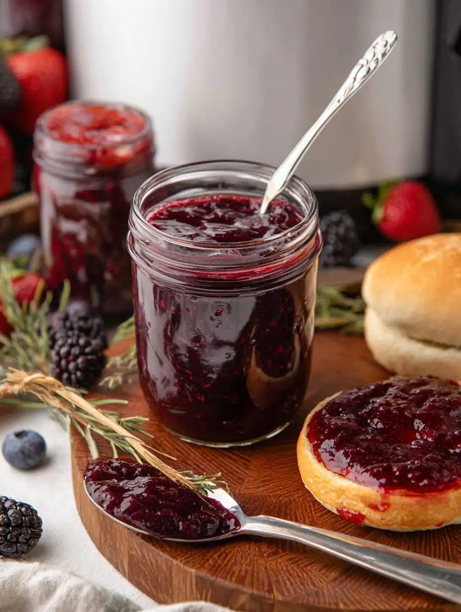 Crockpot Mixed Berry Jam