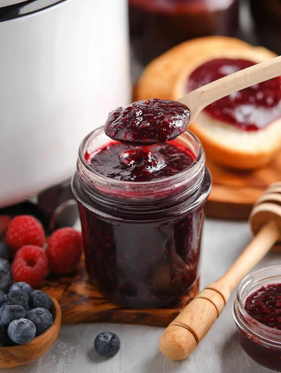 Crockpot Mixed Berry Jam