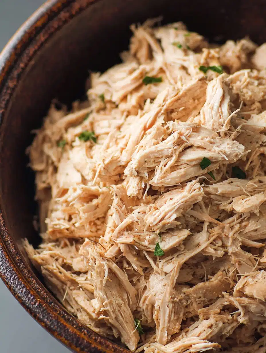 Crockpot Shredded Chicken