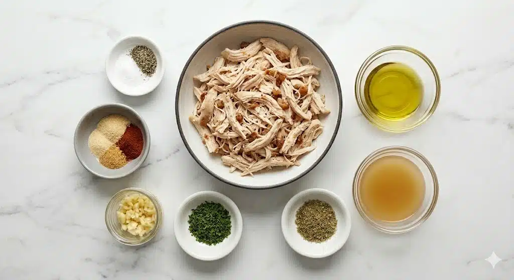 Crockpot Shredded Chicken