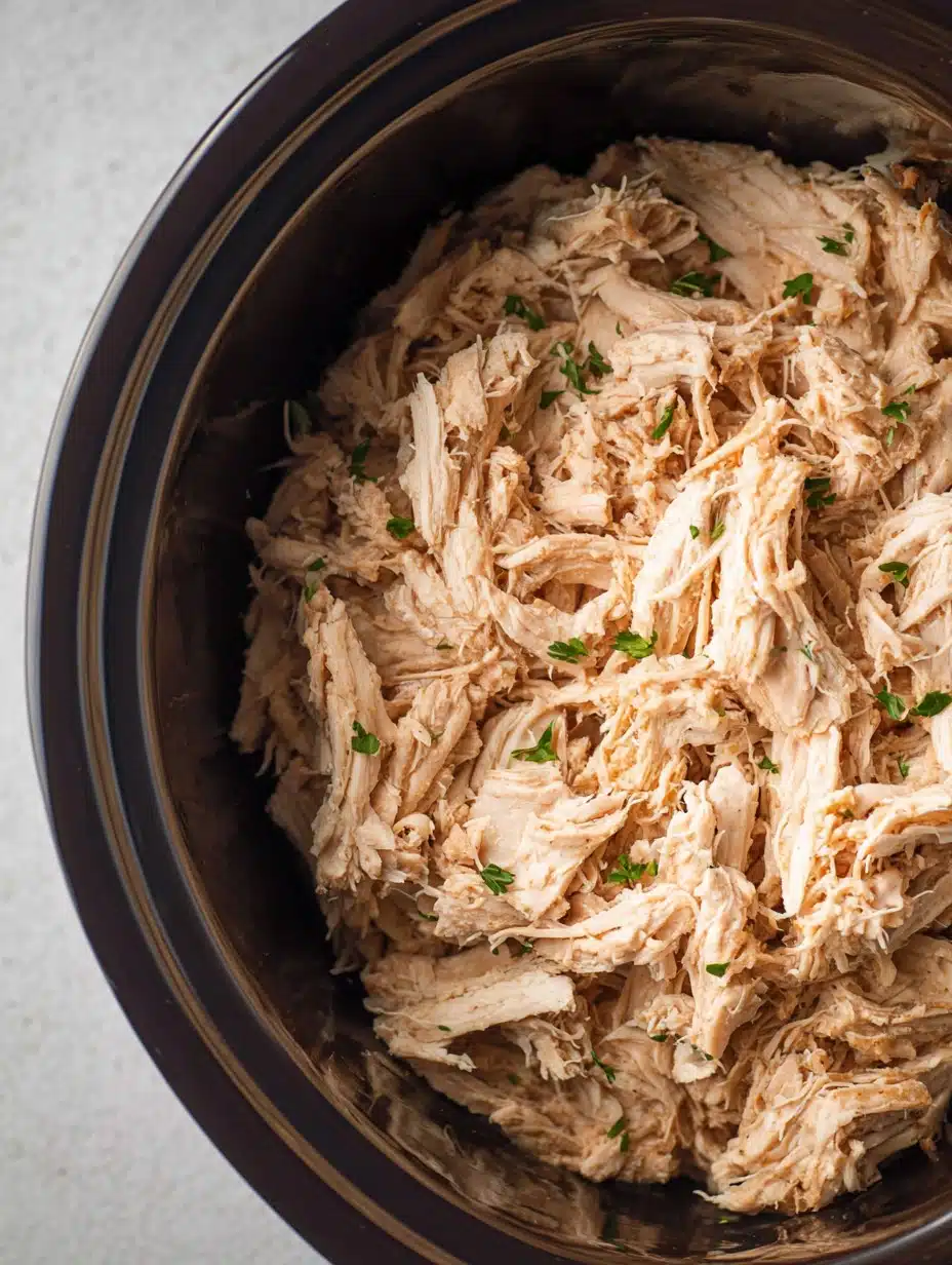 Crockpot Shredded Chicken
