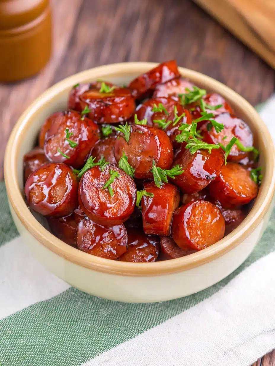 Crockpot Sweet & Spicy Kielbasa Bites Recipe