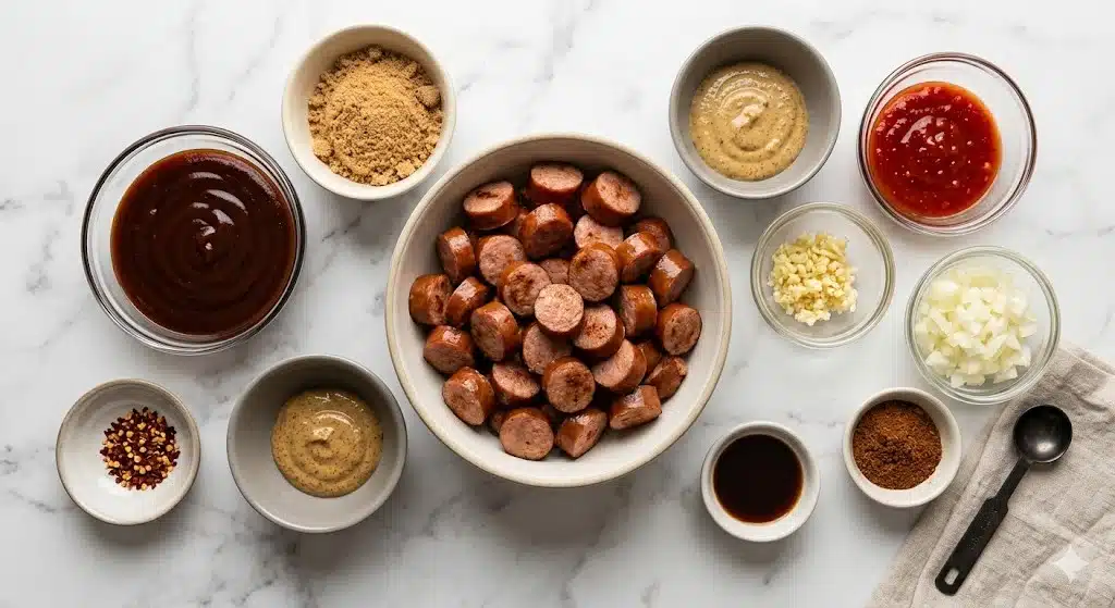 Crockpot Sweet & Spicy Kielbasa Bites Recipe