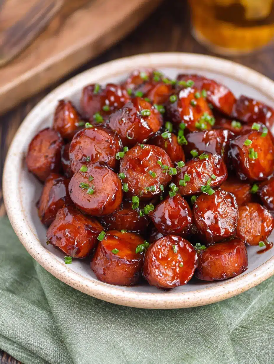 Crockpot Sweet & Spicy Kielbasa Bites Recipe