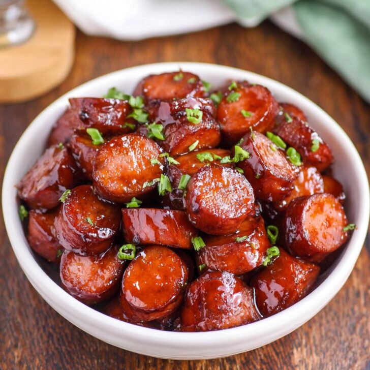 Crockpot Sweet & Spicy Kielbasa Bites