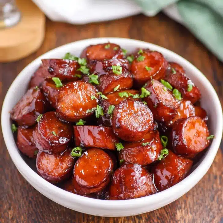 Crockpot Sweet & Spicy Kielbasa Bites