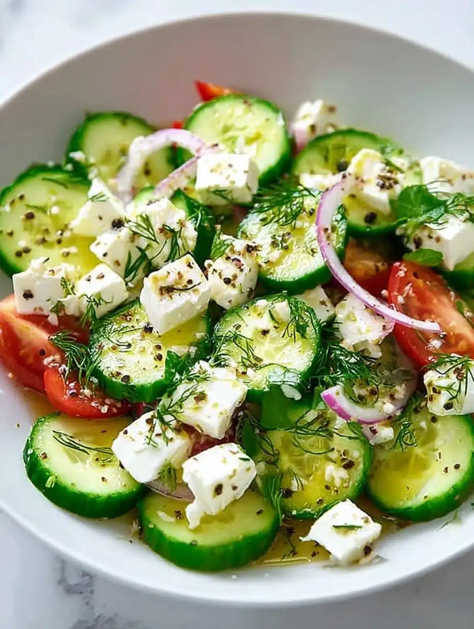 Cucumber Feta Salad