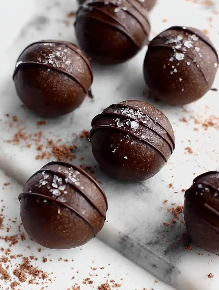 Dark Chocolate Protein Balls