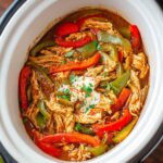 Easy Crockpot Chicken Fajitas