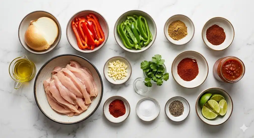 Easy Crockpot Chicken Fajitas