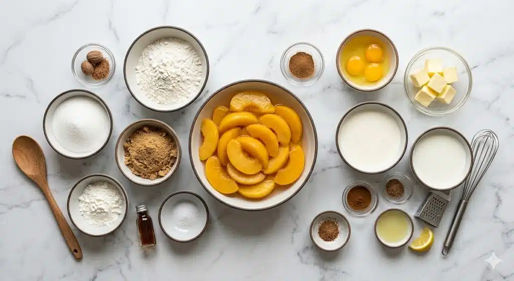 Easy Peach Cobbler with Canned Peaches